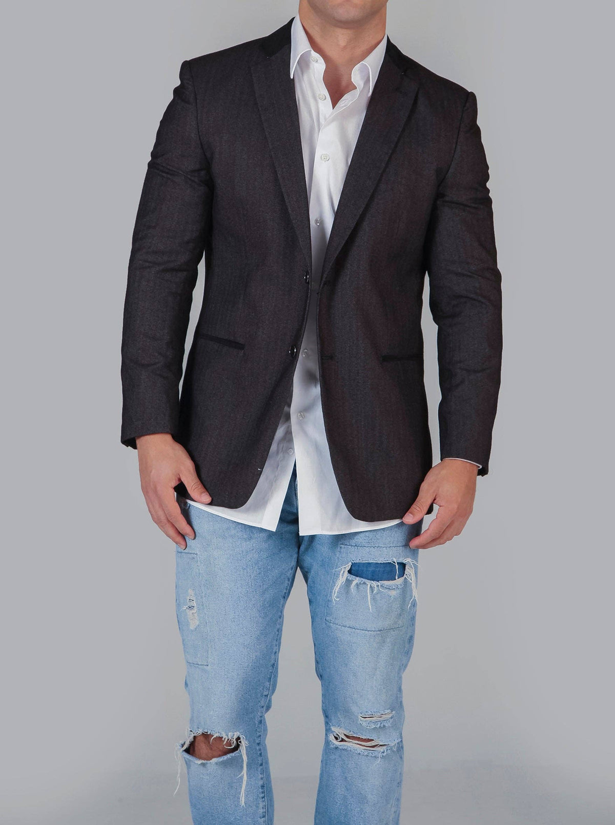 High Line Pewter Grey Blazer