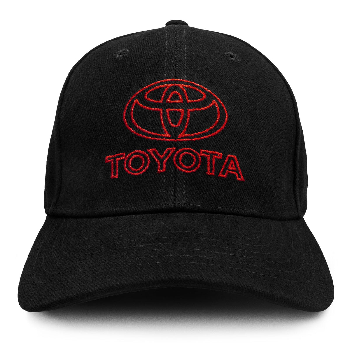 Toyota Oval Car Emblem Baseball Cap - Black