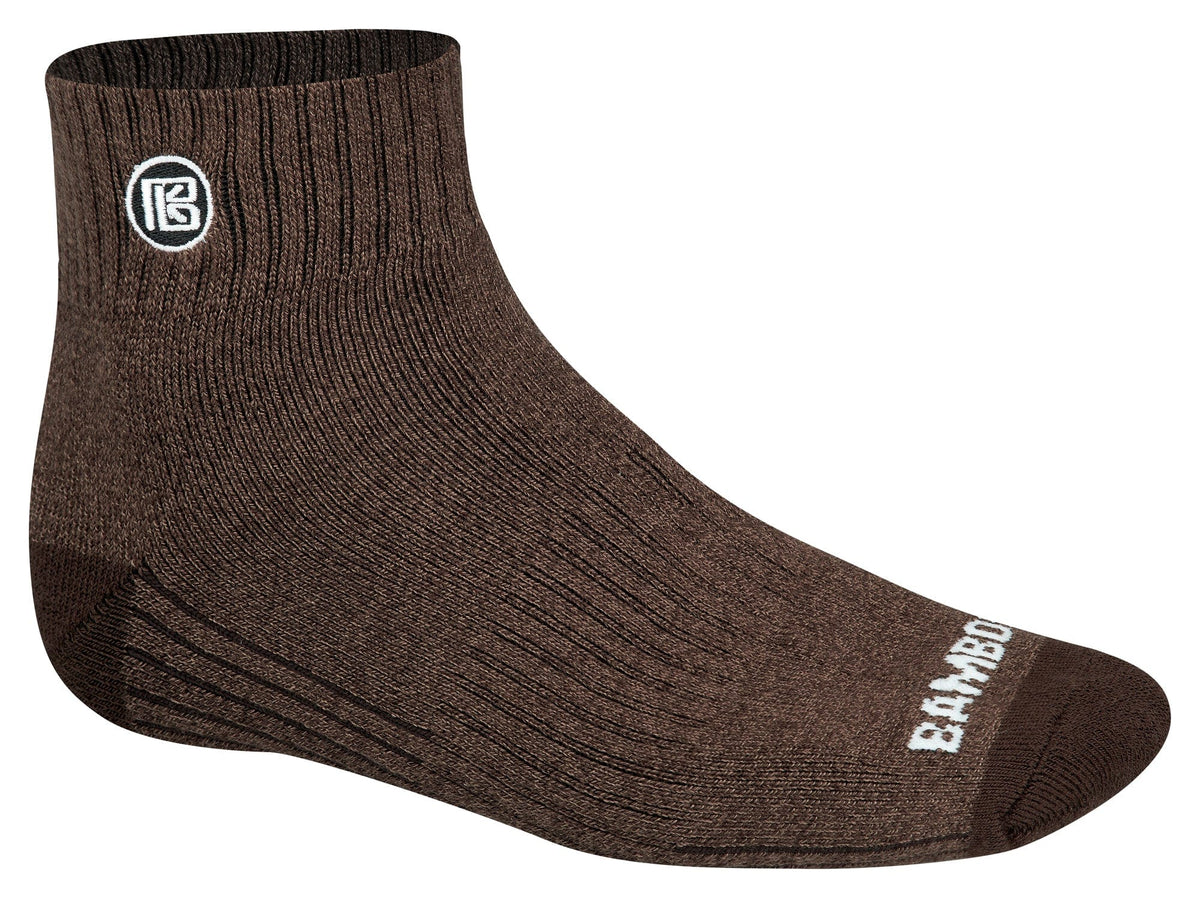 Premium Bamboo Rayon Quarter High Crew Socks