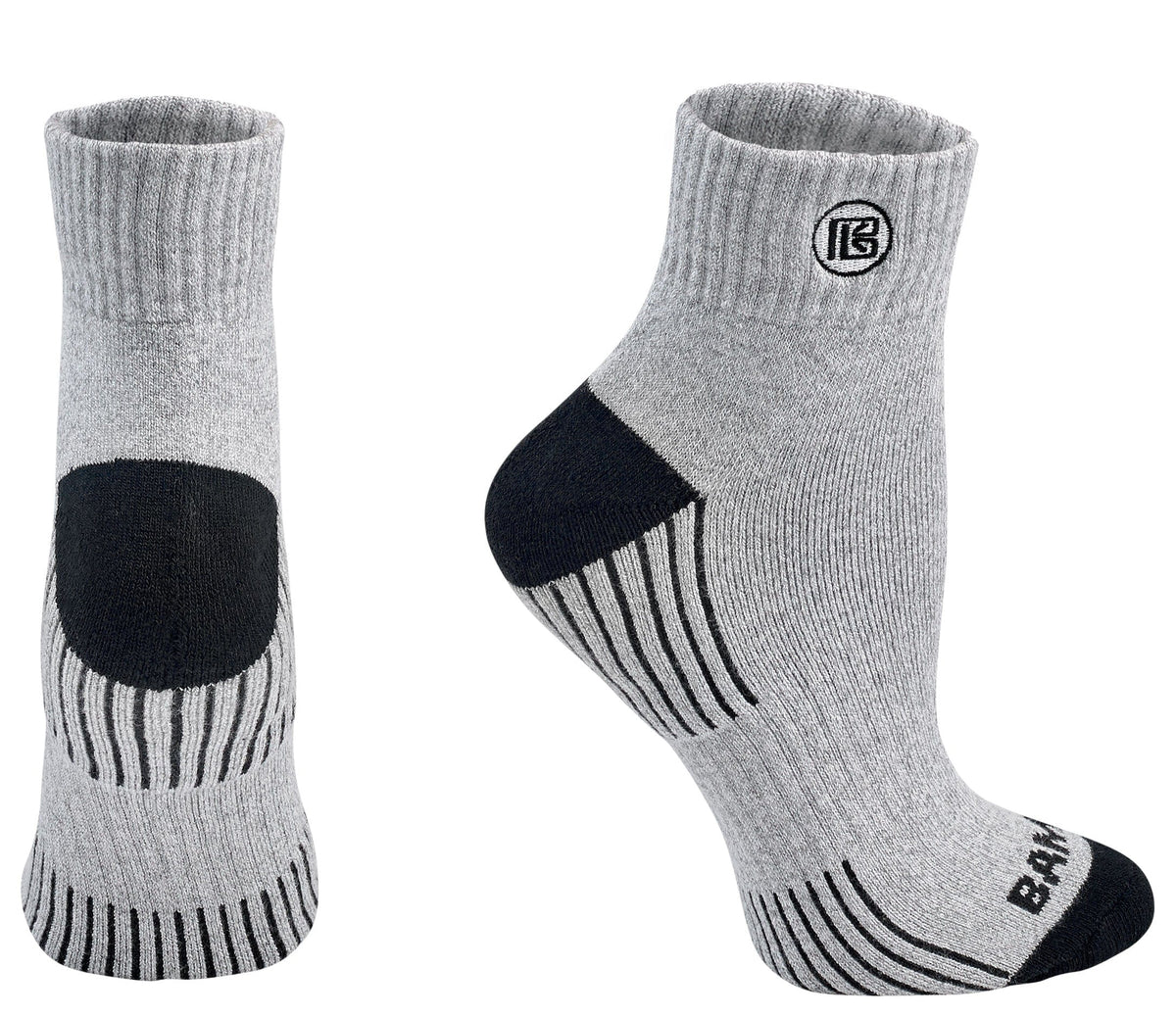 Premium Bamboo Rayon Quarter High Crew Socks