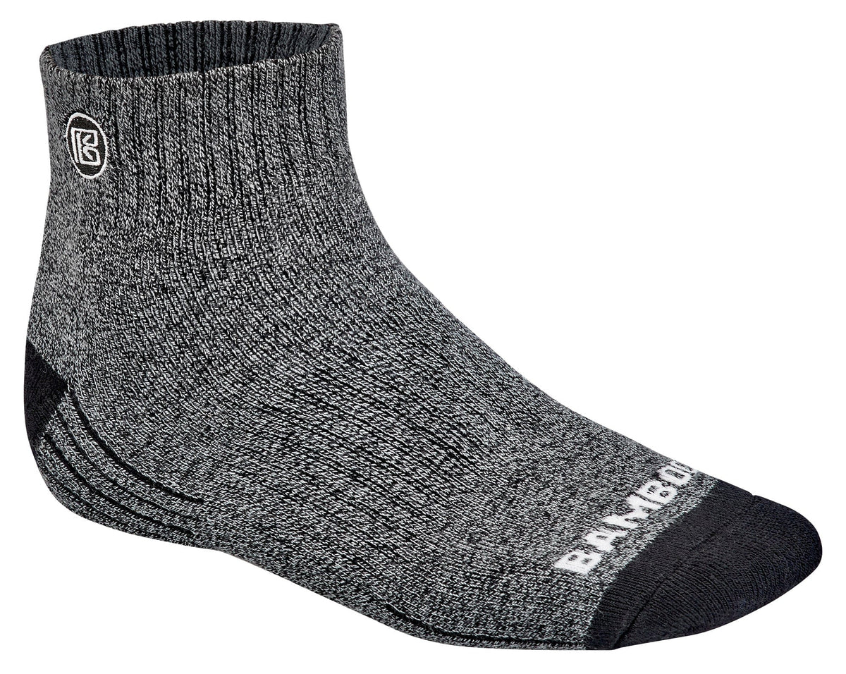 Premium Bamboo Rayon Quarter High Crew Socks