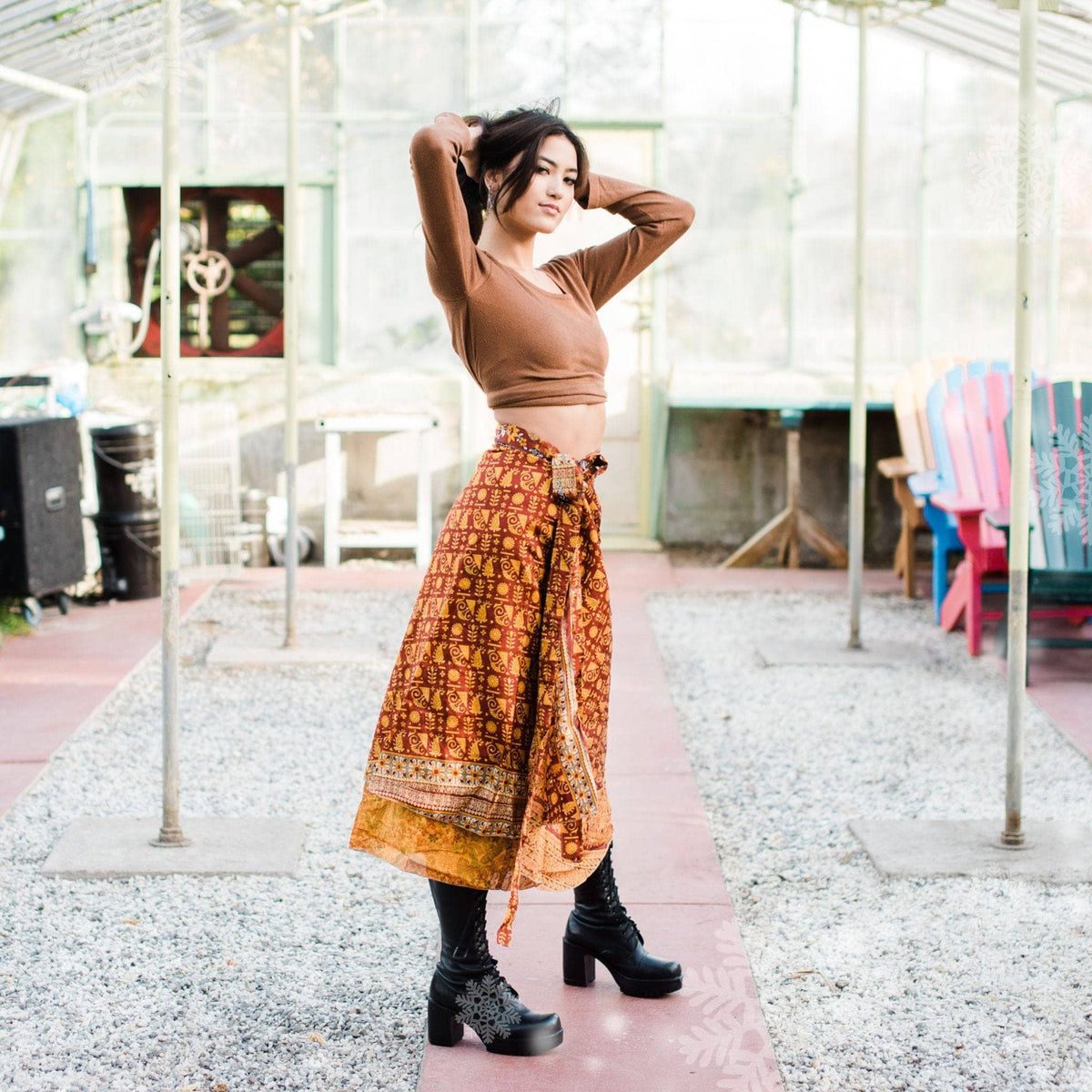 The Original Sari Wrap Skirt
