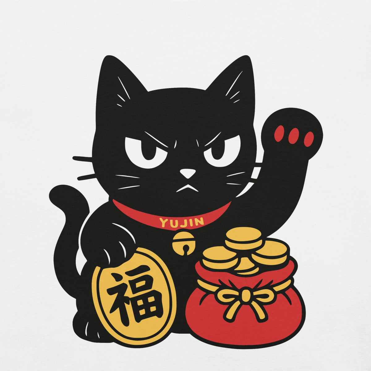 Black Cat Lucky T-Shirt