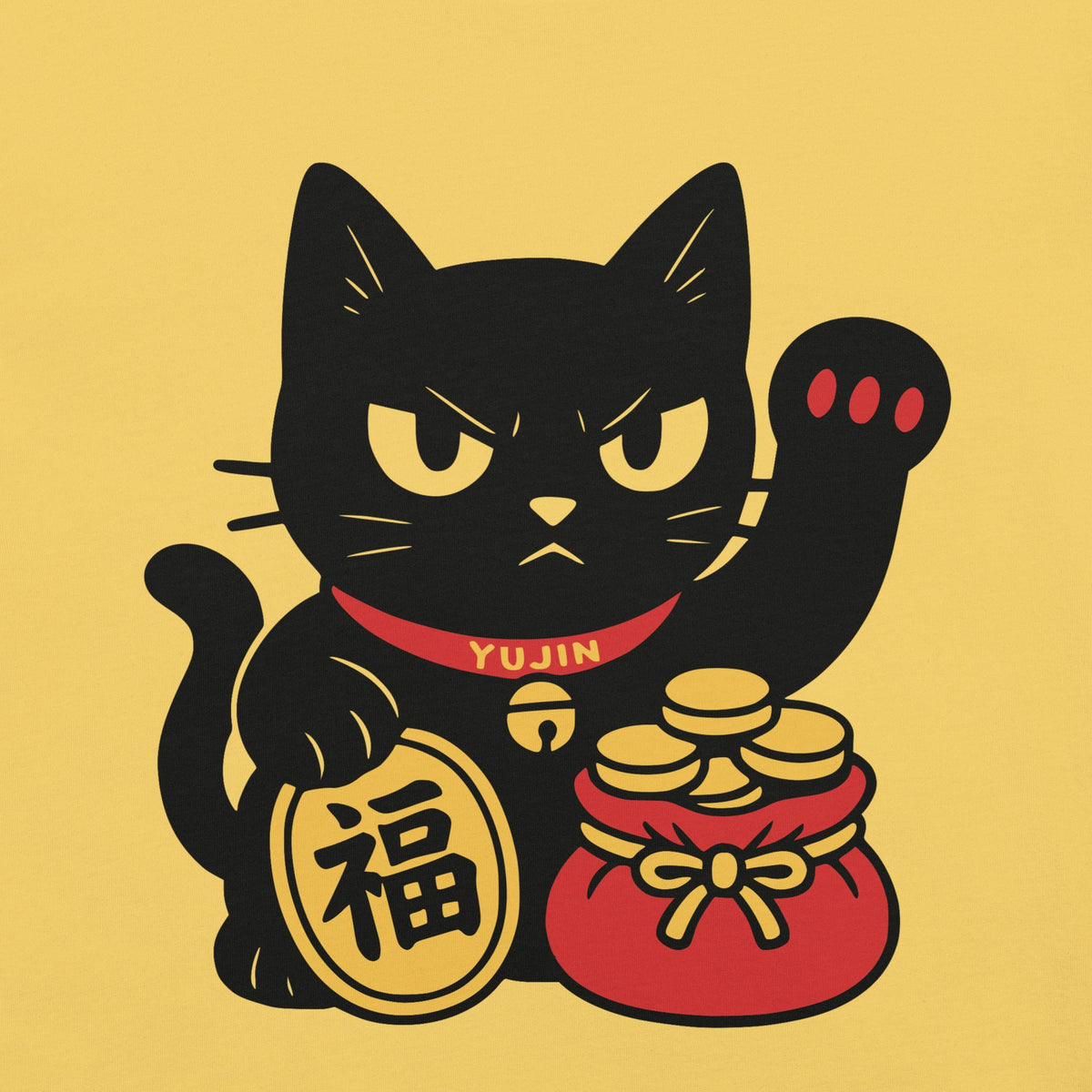 Black Cat Lucky T-Shirt